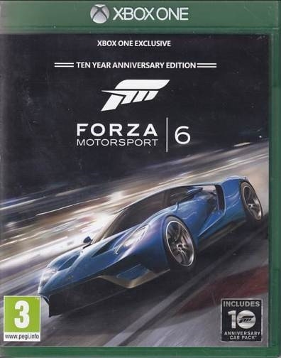 Forza Motorsport 6  - Xbox One - Spil (B-Grade) (Genbrug)